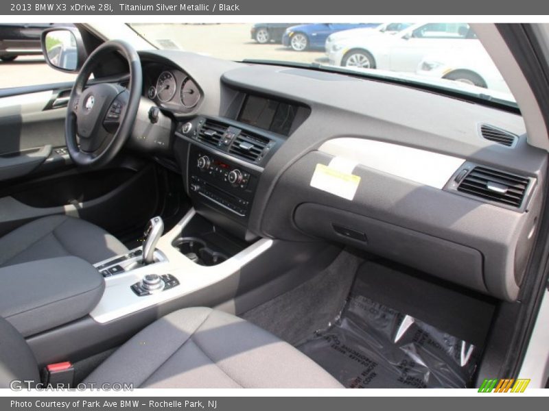 Titanium Silver Metallic / Black 2013 BMW X3 xDrive 28i