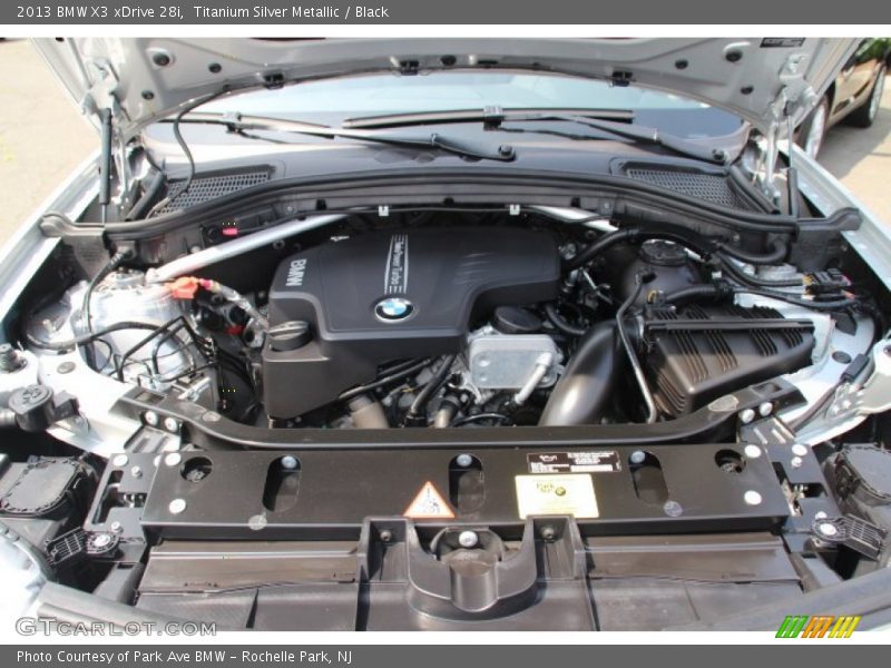 Titanium Silver Metallic / Black 2013 BMW X3 xDrive 28i