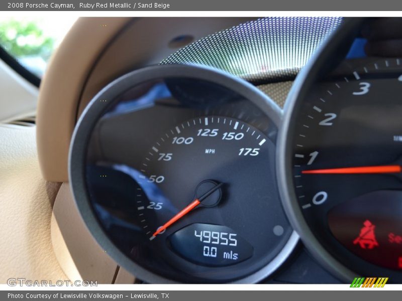 Ruby Red Metallic / Sand Beige 2008 Porsche Cayman