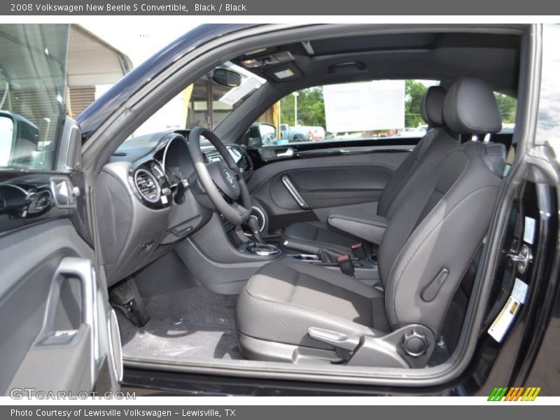 Black / Black 2008 Volkswagen New Beetle S Convertible