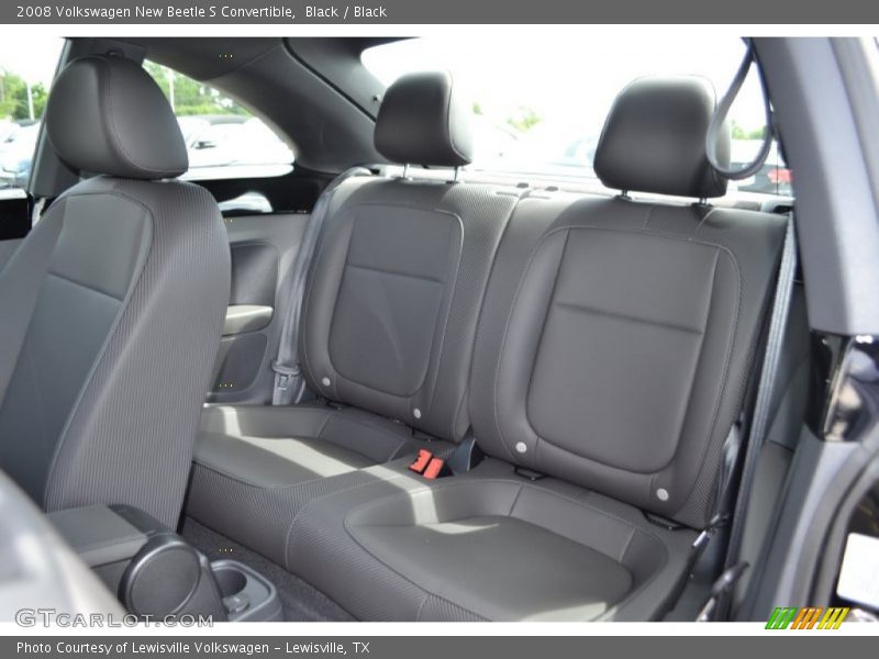 Black / Black 2008 Volkswagen New Beetle S Convertible
