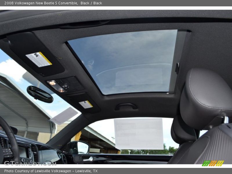 Black / Black 2008 Volkswagen New Beetle S Convertible