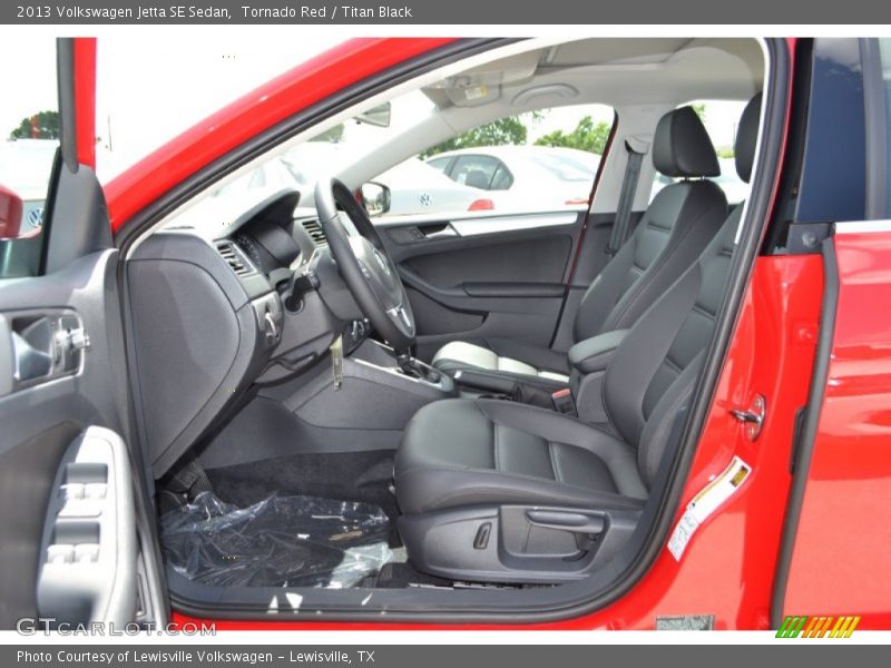 Tornado Red / Titan Black 2013 Volkswagen Jetta SE Sedan