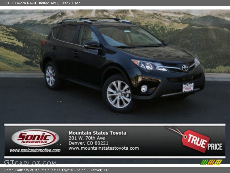 Black / Ash 2013 Toyota RAV4 Limited AWD