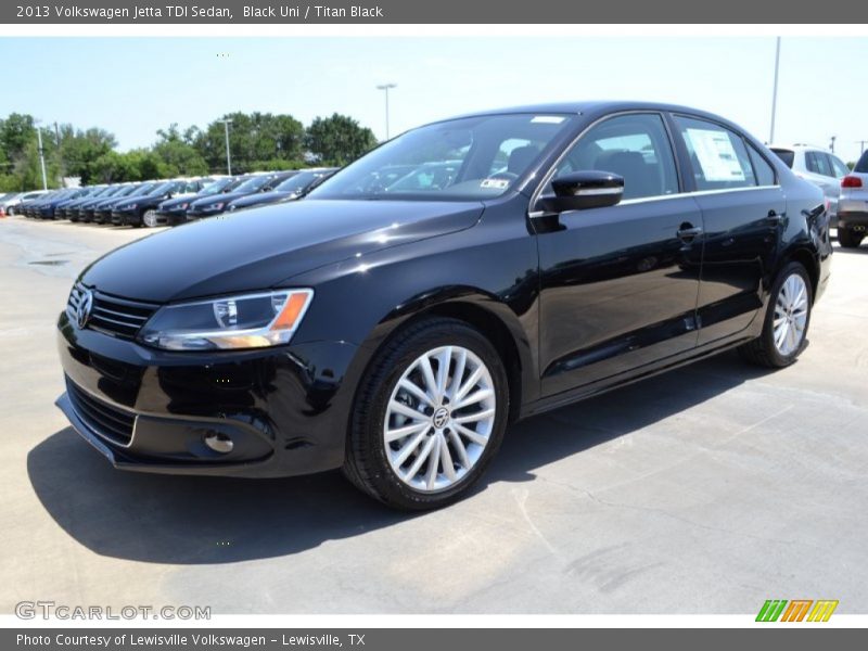 Black Uni / Titan Black 2013 Volkswagen Jetta TDI Sedan