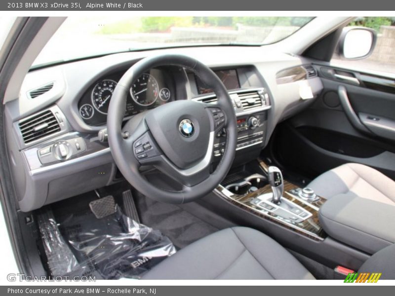Alpine White / Black 2013 BMW X3 xDrive 35i
