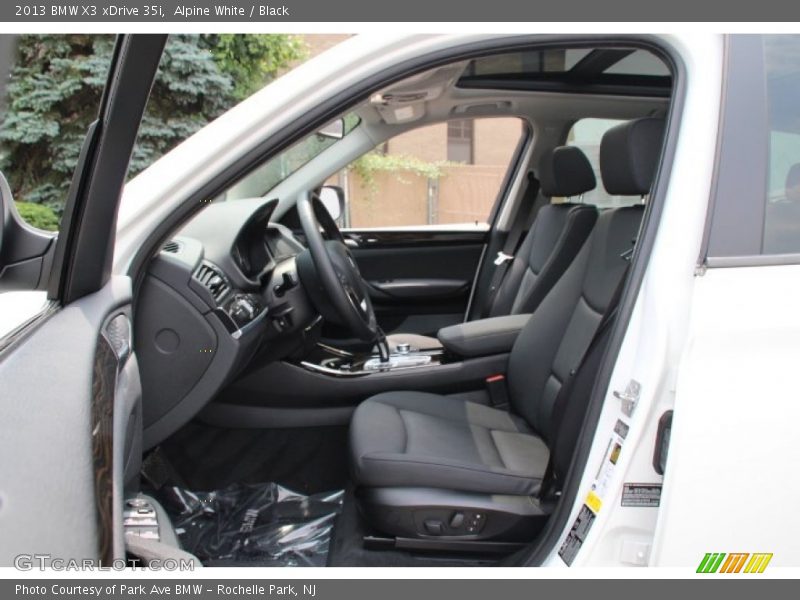 Alpine White / Black 2013 BMW X3 xDrive 35i