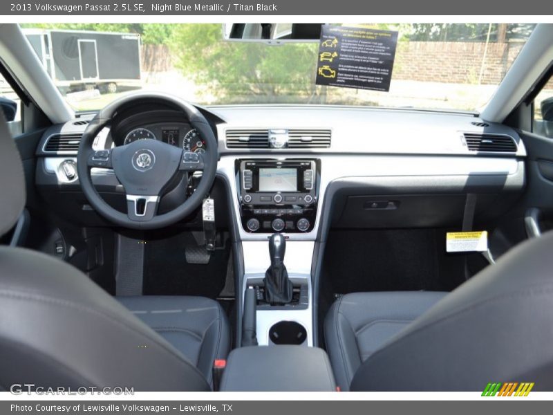 Night Blue Metallic / Titan Black 2013 Volkswagen Passat 2.5L SE