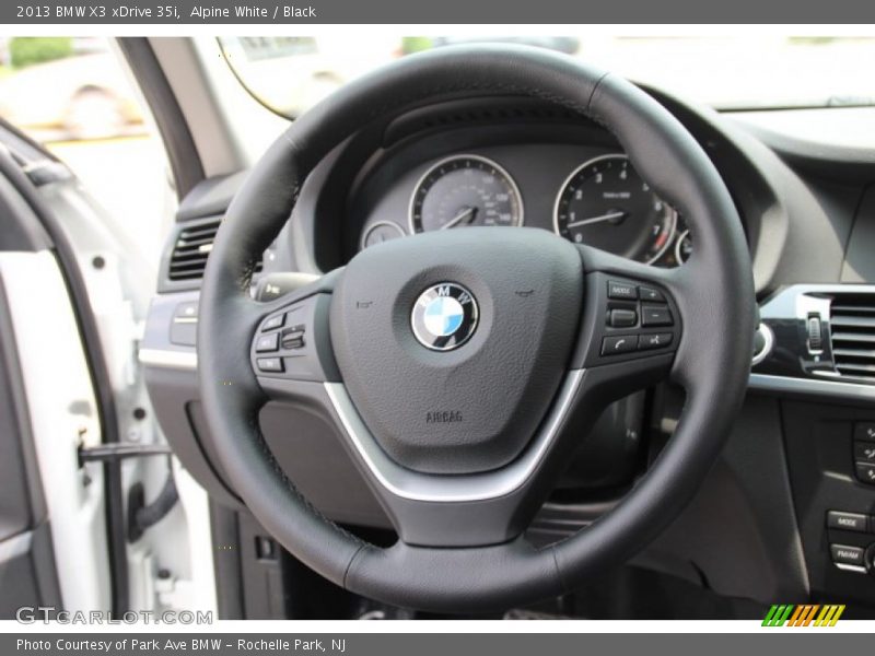 Alpine White / Black 2013 BMW X3 xDrive 35i