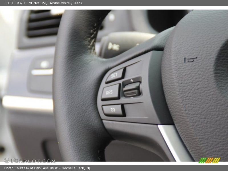 Alpine White / Black 2013 BMW X3 xDrive 35i