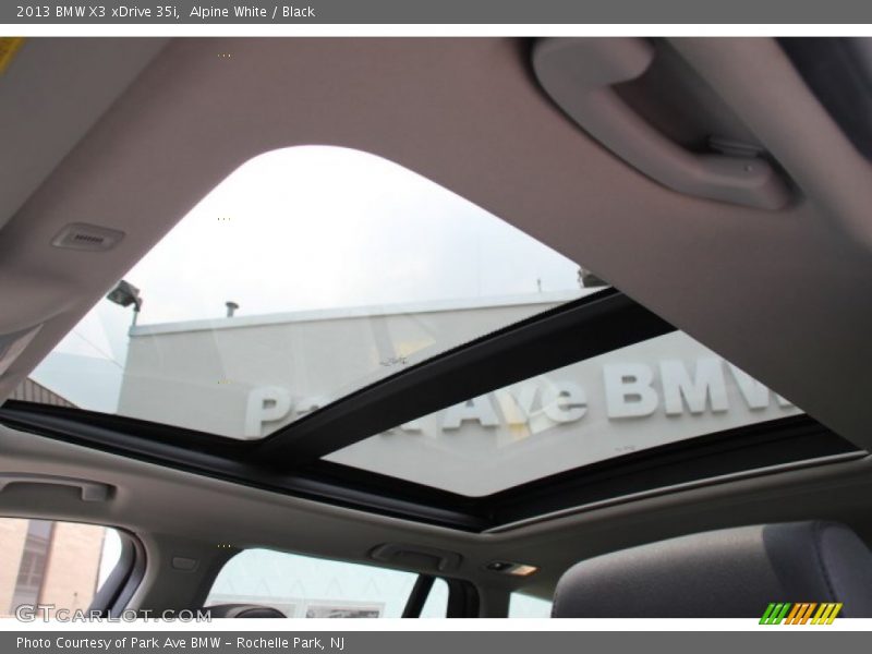 Alpine White / Black 2013 BMW X3 xDrive 35i