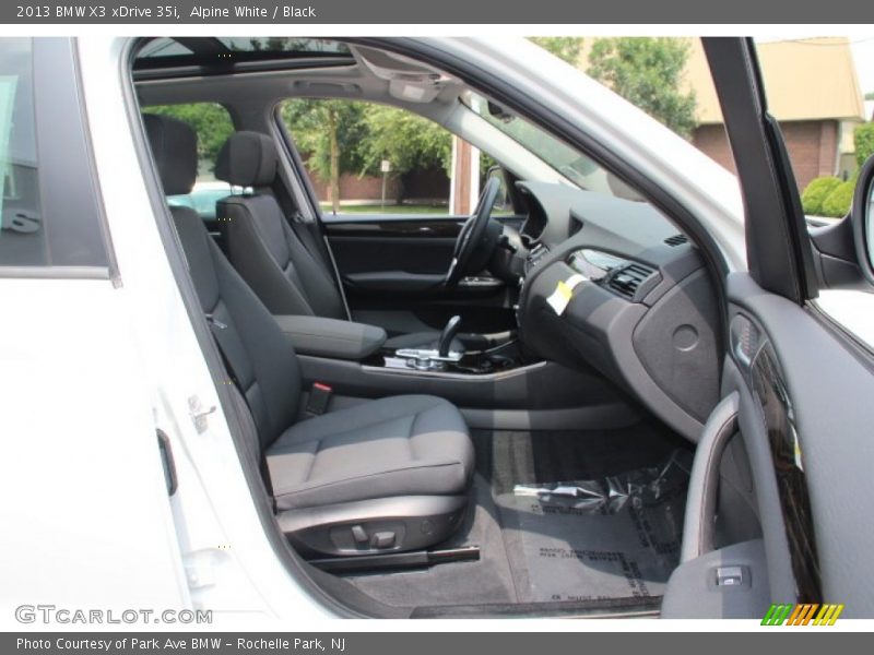 Alpine White / Black 2013 BMW X3 xDrive 35i