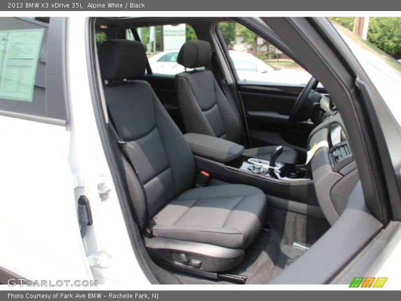 Alpine White / Black 2013 BMW X3 xDrive 35i