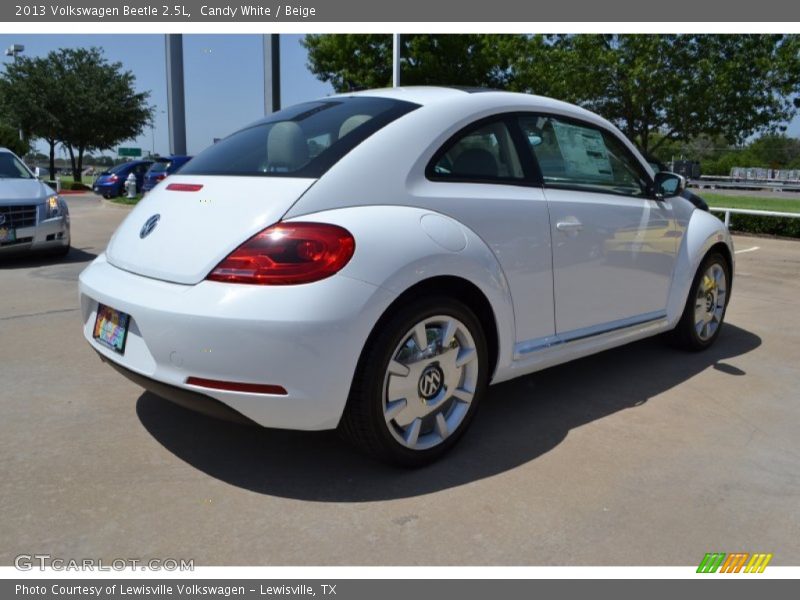 Candy White / Beige 2013 Volkswagen Beetle 2.5L