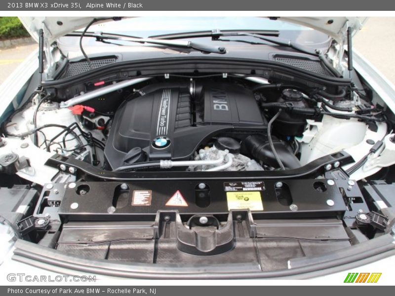 Alpine White / Black 2013 BMW X3 xDrive 35i