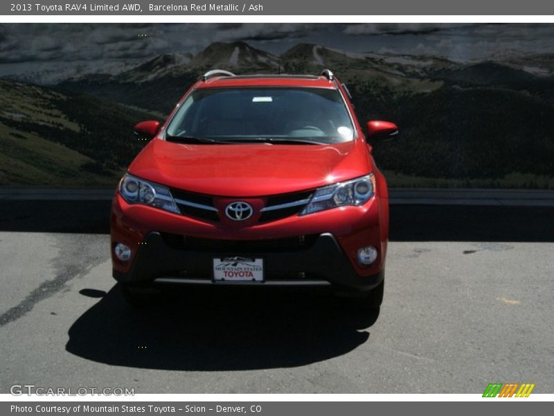 Barcelona Red Metallic / Ash 2013 Toyota RAV4 Limited AWD
