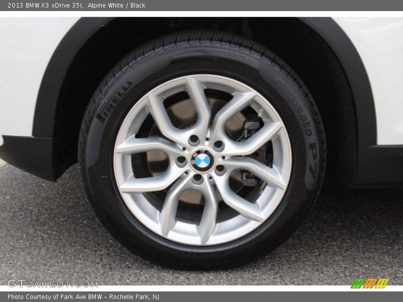 Alpine White / Black 2013 BMW X3 xDrive 35i