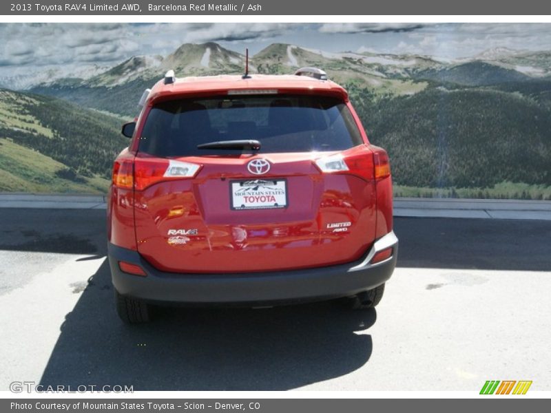 Barcelona Red Metallic / Ash 2013 Toyota RAV4 Limited AWD