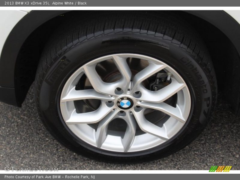 Alpine White / Black 2013 BMW X3 xDrive 35i