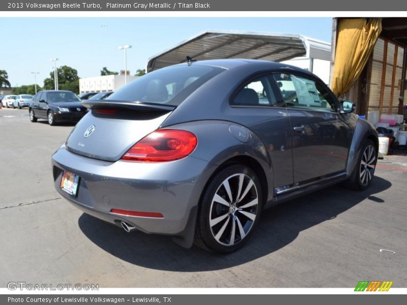 Platinum Gray Metallic / Titan Black 2013 Volkswagen Beetle Turbo
