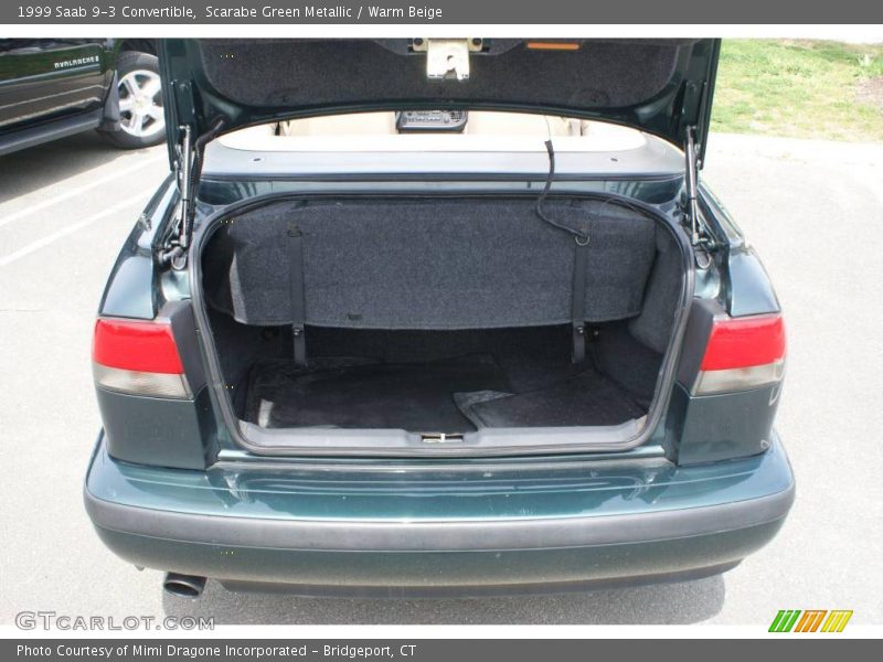 Scarabe Green Metallic / Warm Beige 1999 Saab 9-3 Convertible