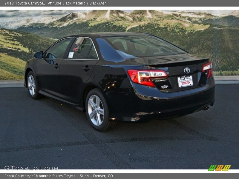 Attitude Black Metallic / Black/Ash 2013 Toyota Camry SE