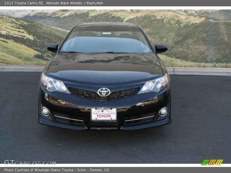Attitude Black Metallic / Black/Ash 2013 Toyota Camry SE