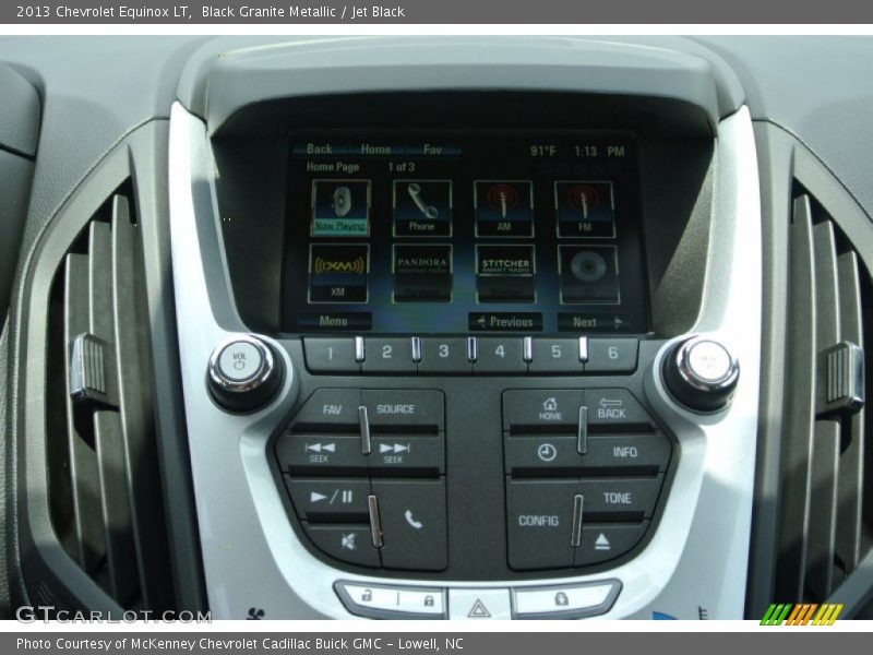 Black Granite Metallic / Jet Black 2013 Chevrolet Equinox LT
