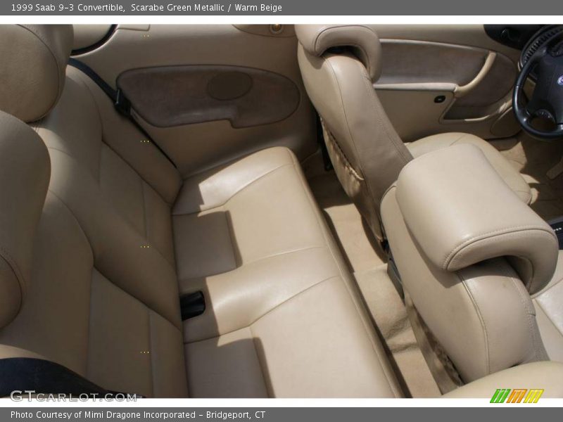 Scarabe Green Metallic / Warm Beige 1999 Saab 9-3 Convertible
