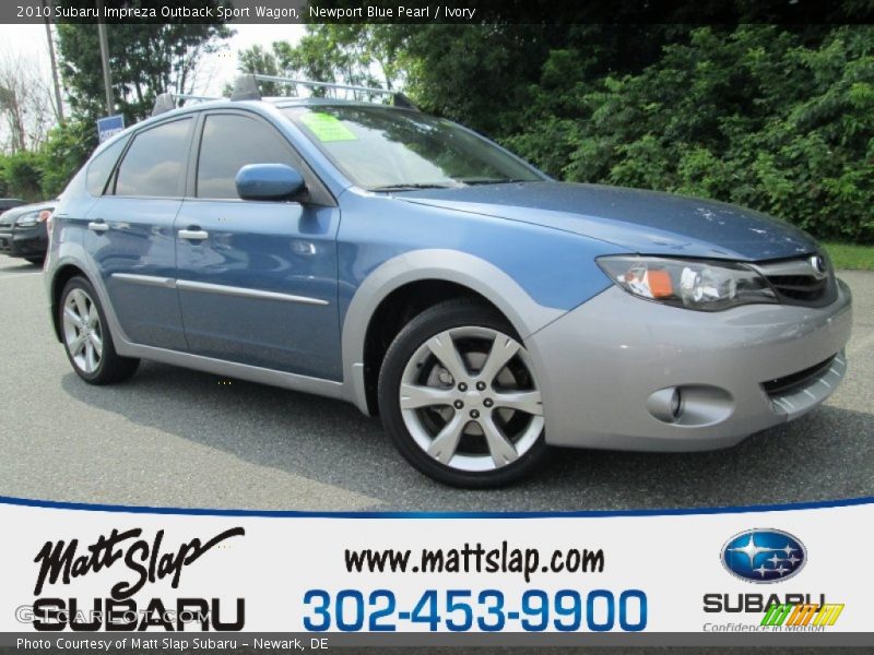 Newport Blue Pearl / Ivory 2010 Subaru Impreza Outback Sport Wagon