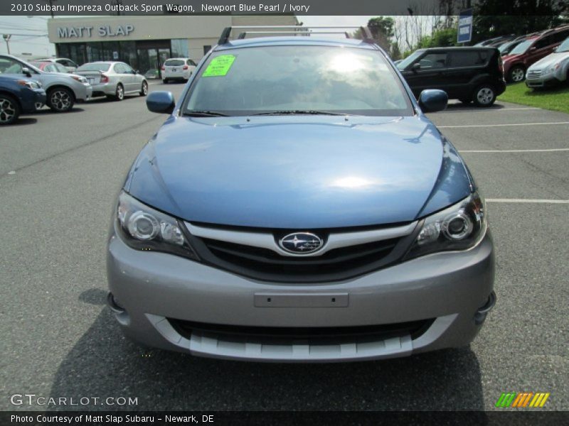 Newport Blue Pearl / Ivory 2010 Subaru Impreza Outback Sport Wagon
