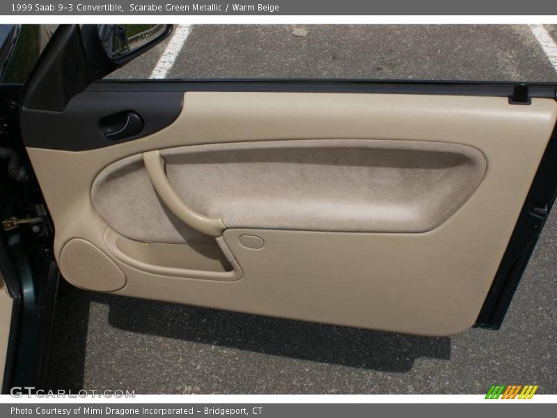 Scarabe Green Metallic / Warm Beige 1999 Saab 9-3 Convertible