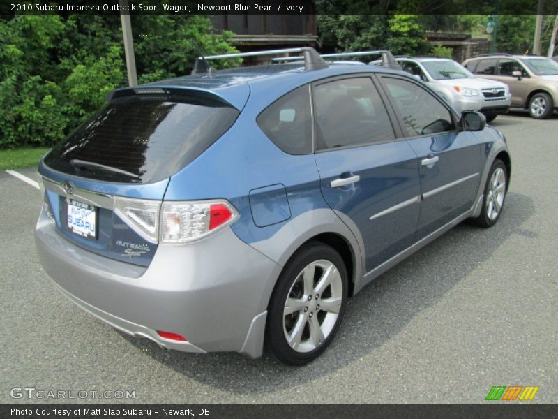 Newport Blue Pearl / Ivory 2010 Subaru Impreza Outback Sport Wagon