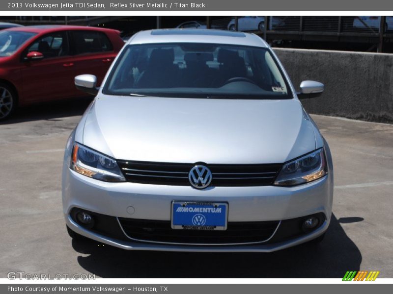 Reflex Silver Metallic / Titan Black 2013 Volkswagen Jetta TDI Sedan