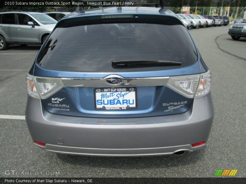 Newport Blue Pearl / Ivory 2010 Subaru Impreza Outback Sport Wagon