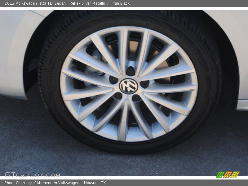 Reflex Silver Metallic / Titan Black 2013 Volkswagen Jetta TDI Sedan
