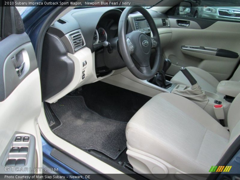 Newport Blue Pearl / Ivory 2010 Subaru Impreza Outback Sport Wagon