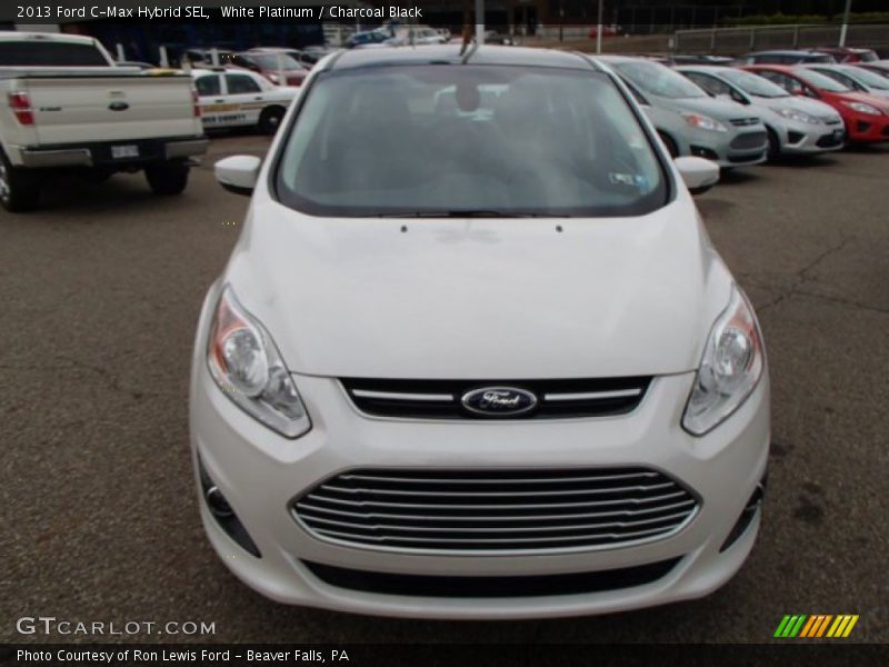 White Platinum / Charcoal Black 2013 Ford C-Max Hybrid SEL