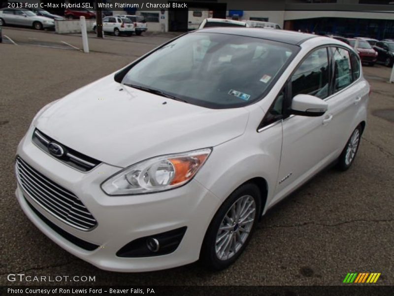 White Platinum / Charcoal Black 2013 Ford C-Max Hybrid SEL