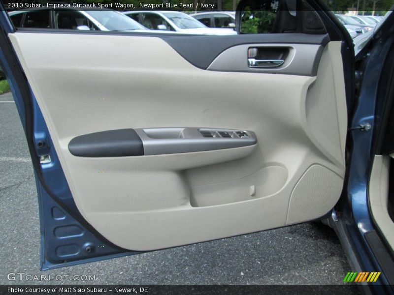 Newport Blue Pearl / Ivory 2010 Subaru Impreza Outback Sport Wagon