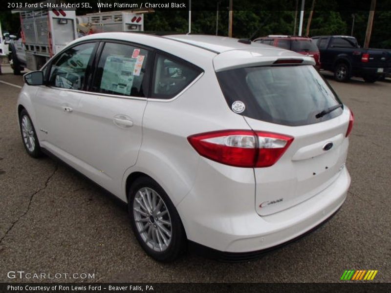 White Platinum / Charcoal Black 2013 Ford C-Max Hybrid SEL