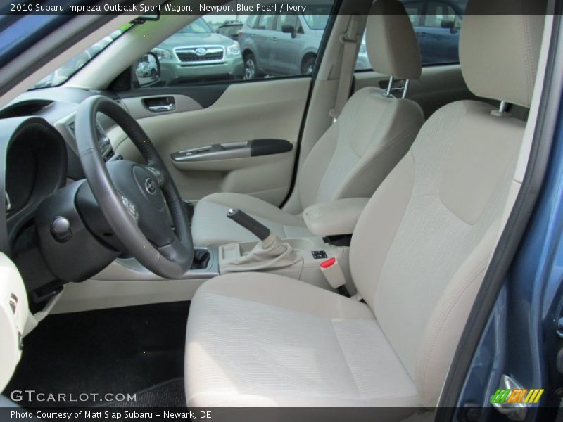 Newport Blue Pearl / Ivory 2010 Subaru Impreza Outback Sport Wagon