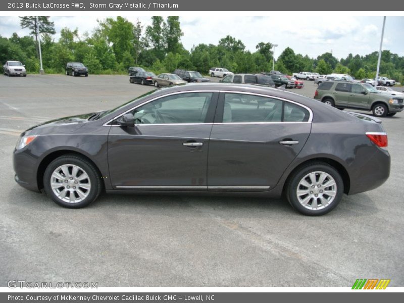 Storm Gray Metallic / Titanium 2013 Buick LaCrosse FWD