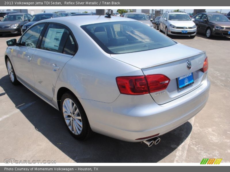 Reflex Silver Metallic / Titan Black 2013 Volkswagen Jetta TDI Sedan