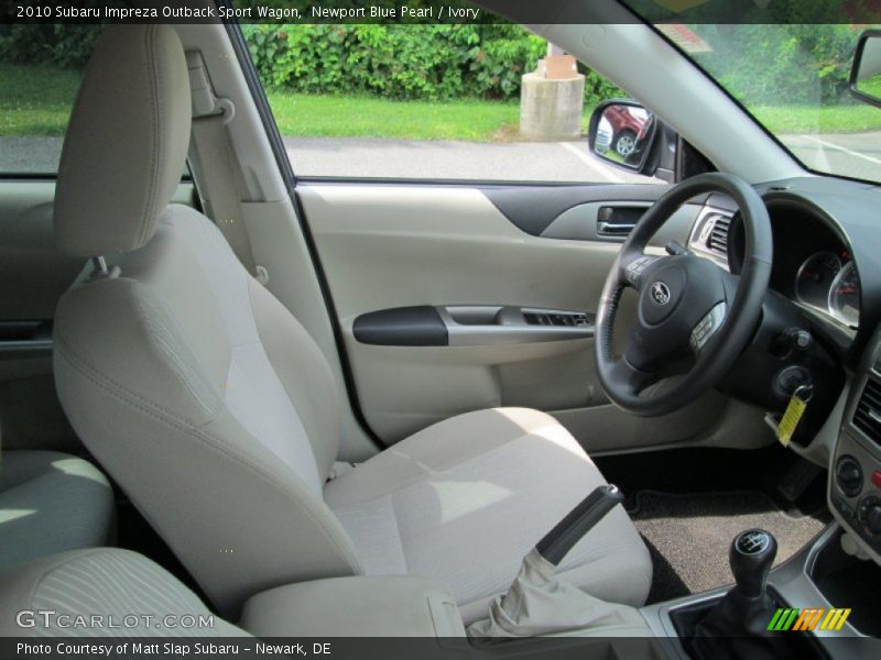 Newport Blue Pearl / Ivory 2010 Subaru Impreza Outback Sport Wagon