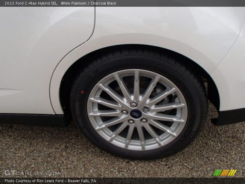 White Platinum / Charcoal Black 2013 Ford C-Max Hybrid SEL