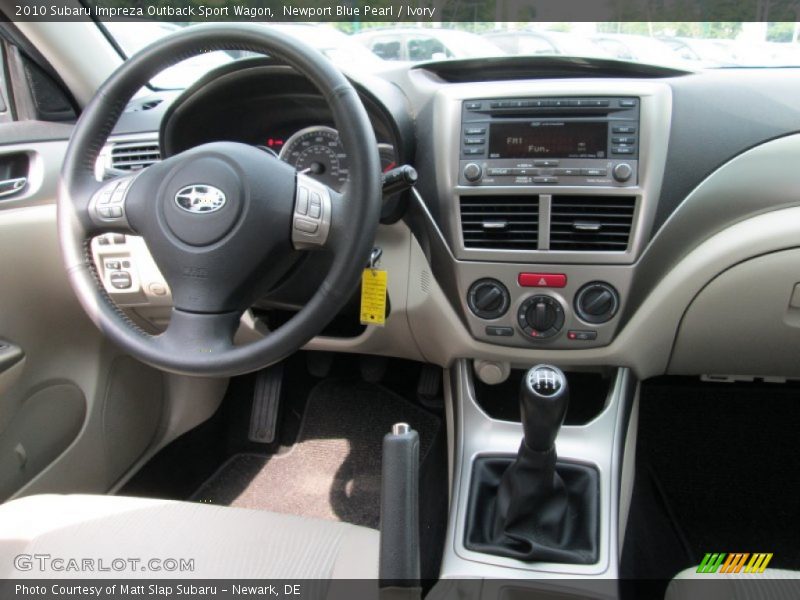 Newport Blue Pearl / Ivory 2010 Subaru Impreza Outback Sport Wagon