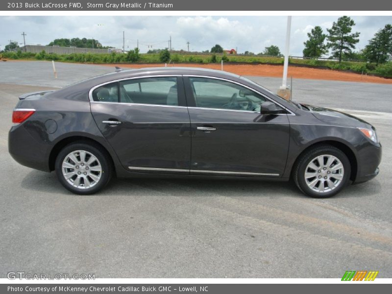 Storm Gray Metallic / Titanium 2013 Buick LaCrosse FWD