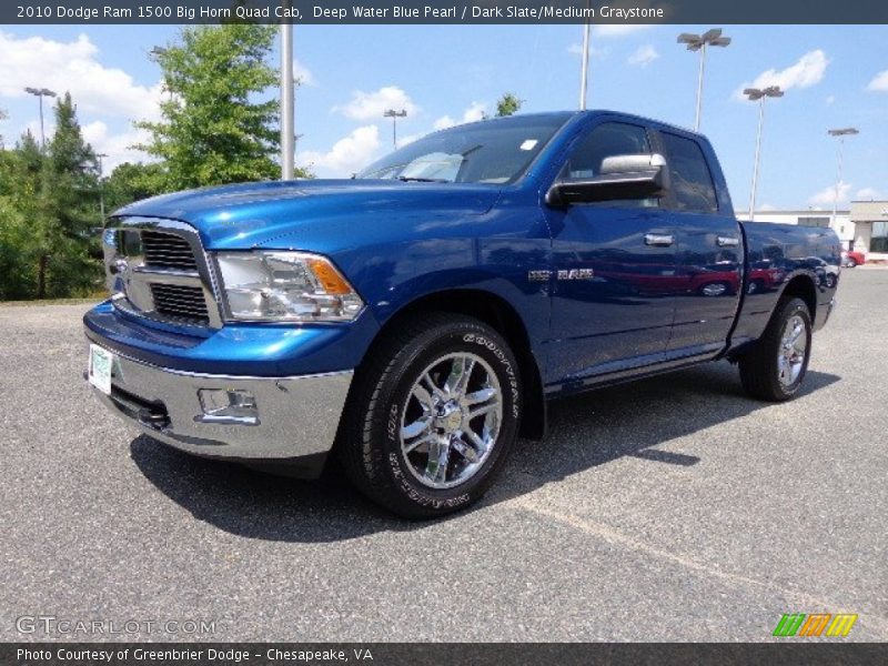 Front 3/4 View of 2010 Ram 1500 Big Horn Quad Cab