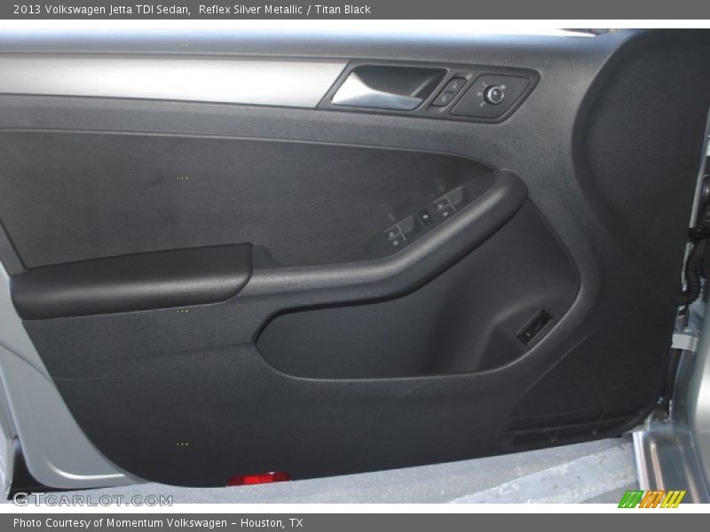 Reflex Silver Metallic / Titan Black 2013 Volkswagen Jetta TDI Sedan